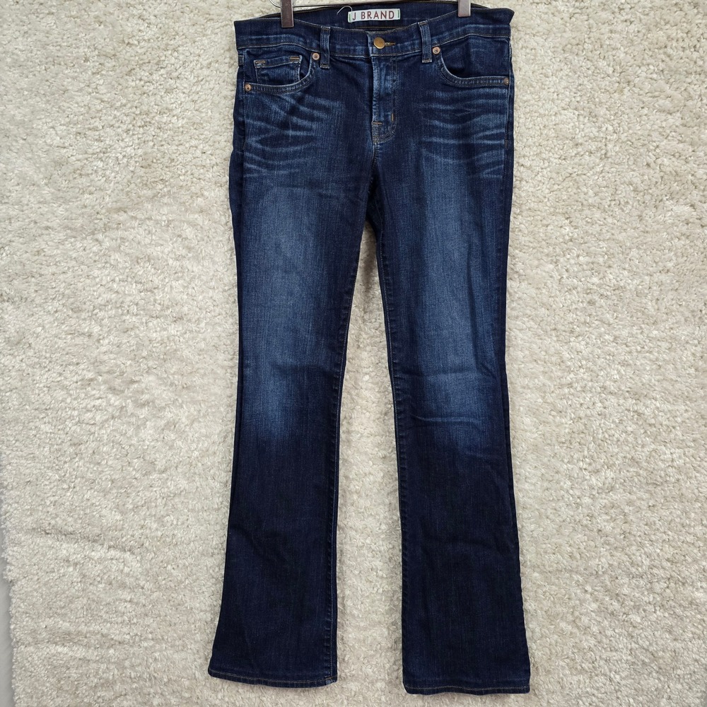 J Brand Heritage Bootcut Jeans Dark Wash Women Size 27‎ Cotton Blend
